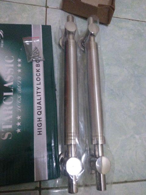 Handle Pintu Sunduk Tarikan Pintu 33 Cm Gagang Pintu Rumah Bulat Kunci Stainless Minimalis Door Pull