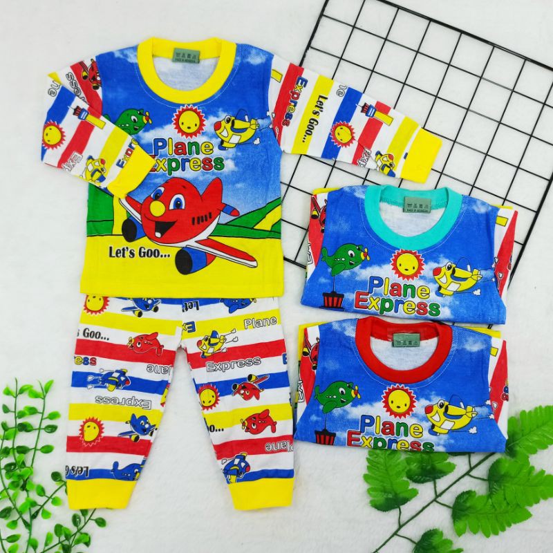 [Ss-4016] Piyama Bayi Newborn 0-6bulan, Pakaian Bayi, Baju Tidur Bayi