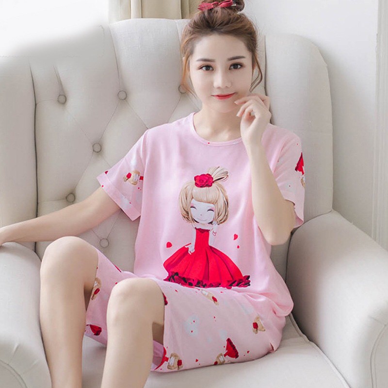 [ OBRAL / SALE  / TERMURAH ]Baju fashion tidur piyama wanita cewek bahan import murah BTB013