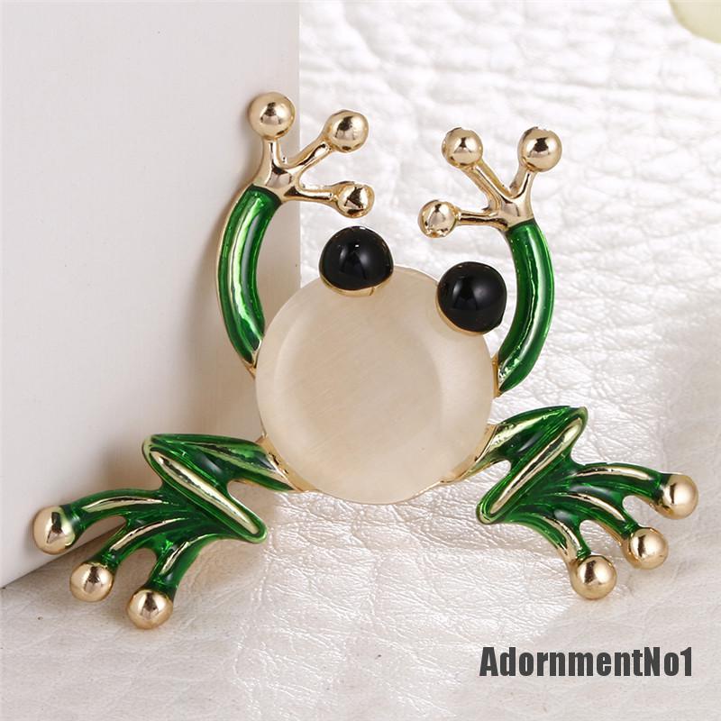 (Adornmentno1) Bros Pin Enamel Desain Katak Kecil Lucu Untuk Unisex