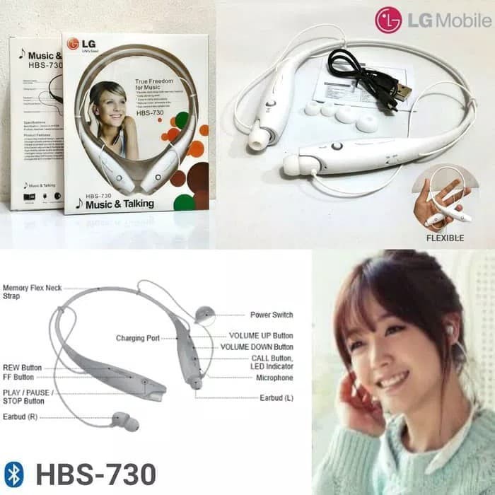 HEADSET BLUETOOTH LG TONE 730/ EARPHONE BLUETOOTH