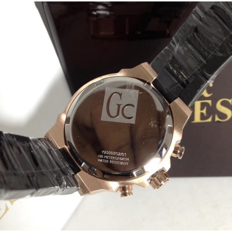 Jam Tangan Guess Wanita Pria Collection BLACK Y25003G20 Original Garansi COD