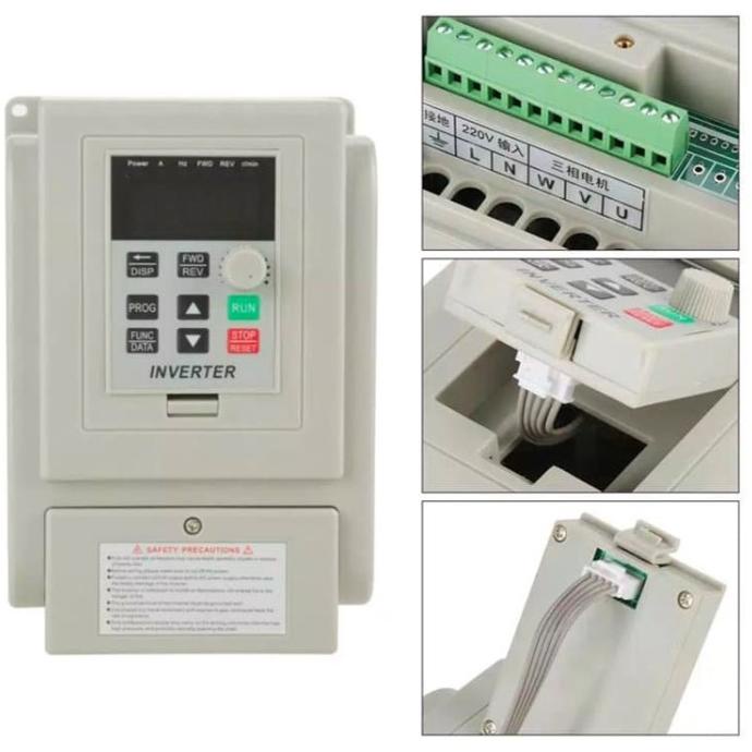 Inverter Variable Motor 1.5Kw/2 Hp Input 1-Phase Output 3-Phase Ac