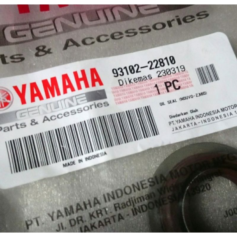 SEAL SIL KRUK KREK AS KIRI MIO SPORTY SMILE ORIGINAL YGP