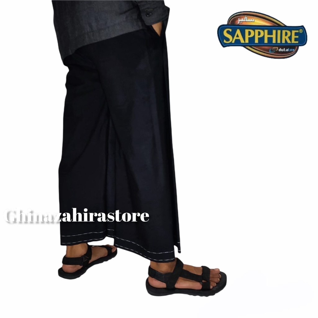 Sarung Celana Sapphire Hitam Polos Original 100%