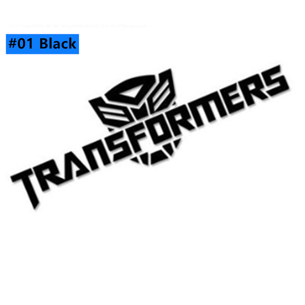 Sticker Dekorasi Kaca Depan Mobil Motif Tulisan Transformers