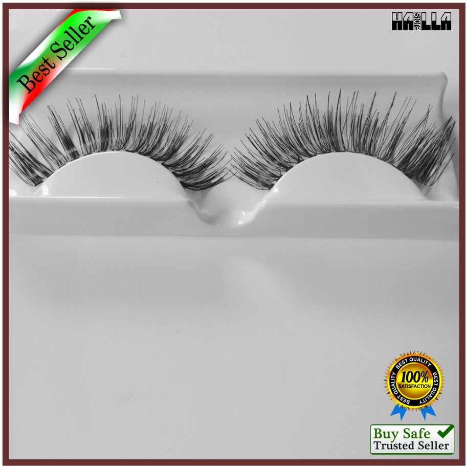 Bulu mata palsu G11 Bulumata Human Hair Lembut Halus Fake Eyelash Premium Murah