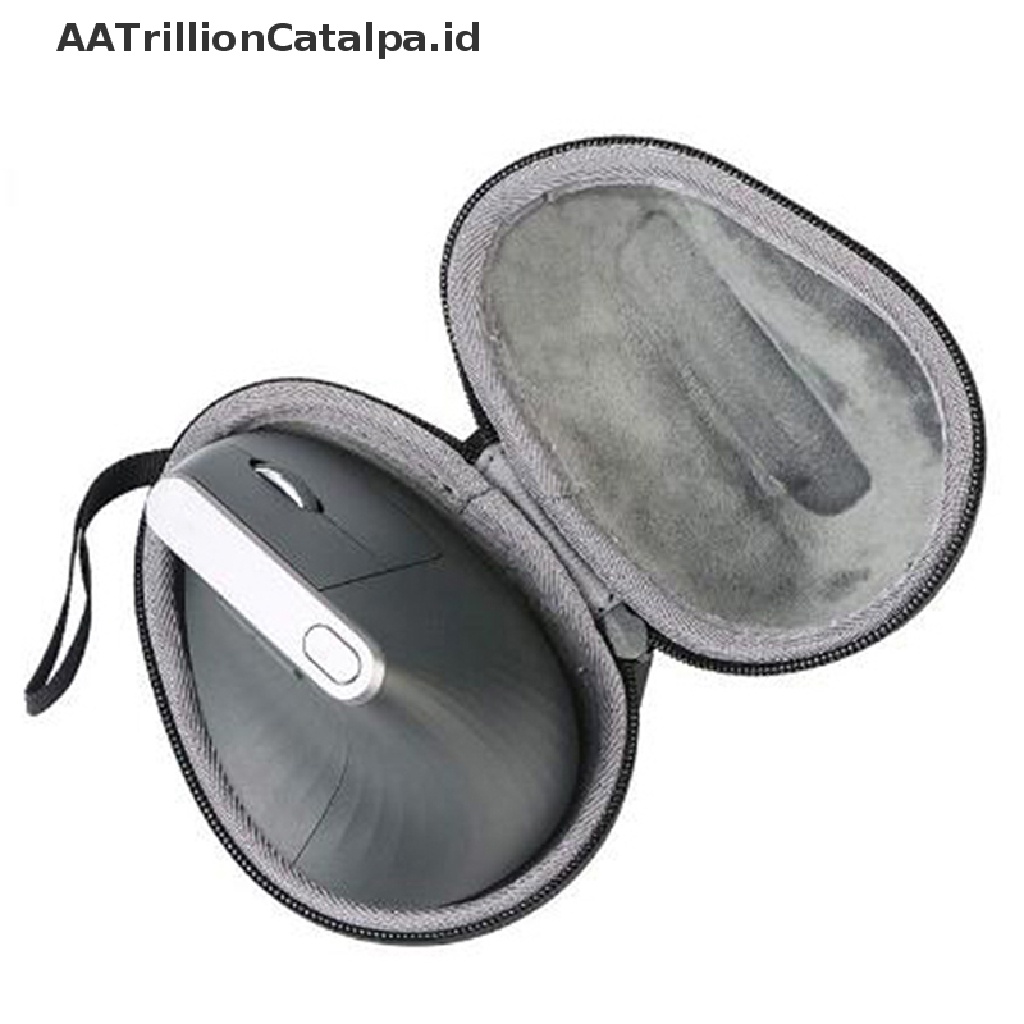 (AATrillionCatalpa) Tas Hard Case Penyimpanan Mouse Vertikal Bahan EVA Untuk Logitech MX