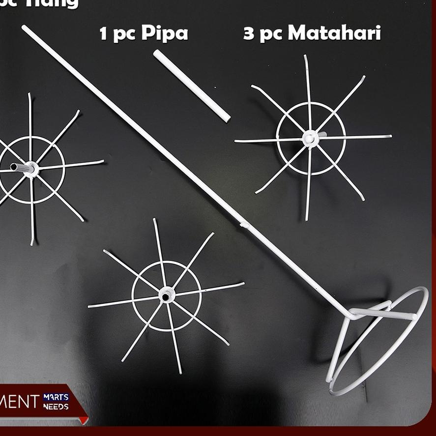 ✬ rak display matahari putar 3 susun gantungan perhiasan & aksesoris HP ♚