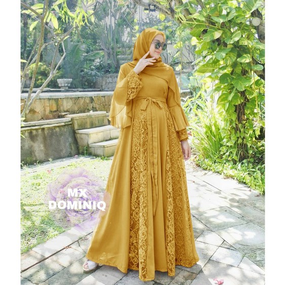 MAXI DRESS DOMINIQ rD / READY 8 WARNA BEST SELLER | BIG SIZE