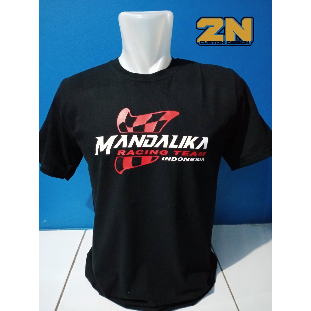 Kaos Baju T-shirt Moto GP MANDALIKA Logo Motor
