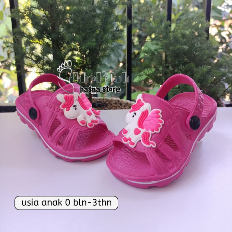 SANDAL ANAK PEREMPUAN 0-3THN KUDA PONI DULUX 271e-2 (1b)