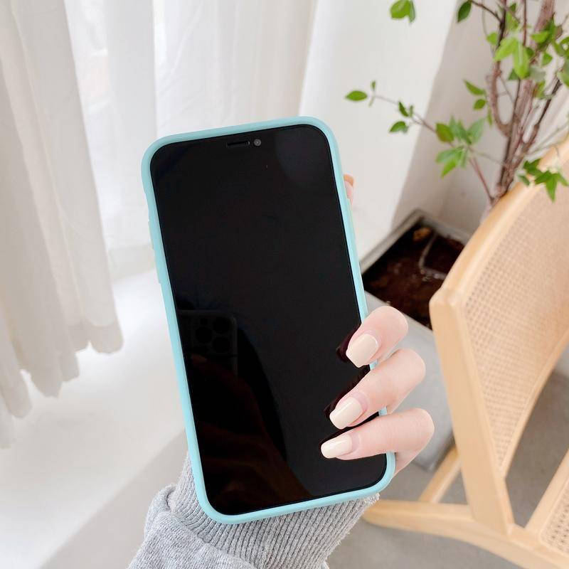 Case Matte Warna Kontras Cover iPhone 14 13 Pro Max Plus 14