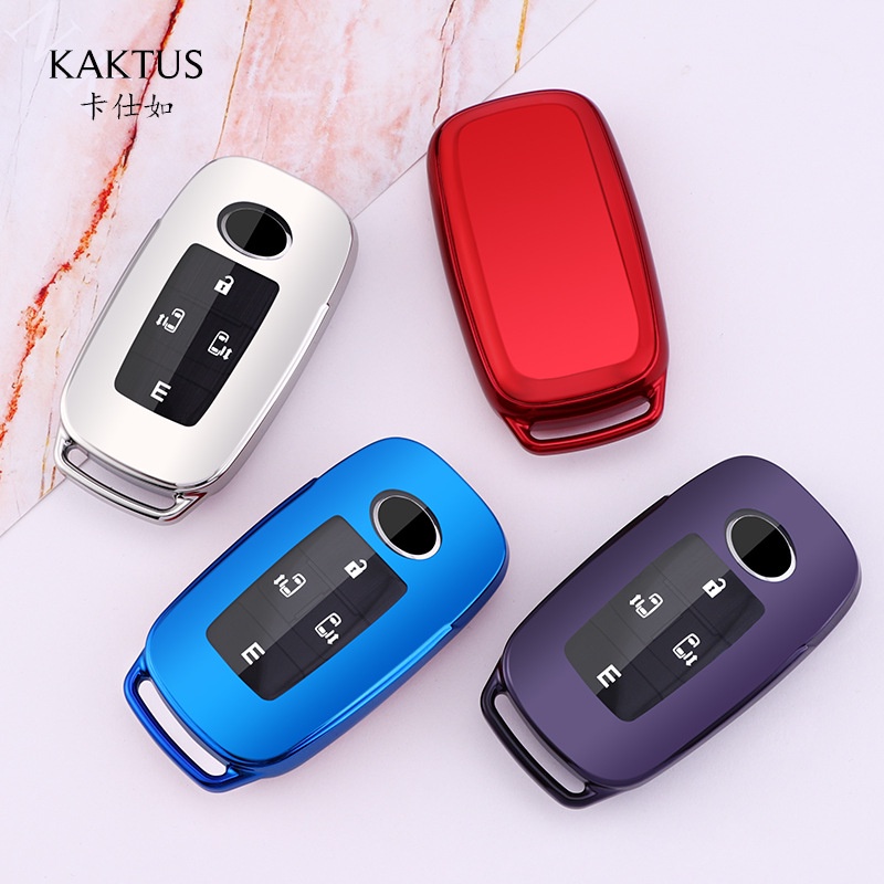 Daihatsu Casing Kunci Remote Mobil Bahan TPU Lapis Krom