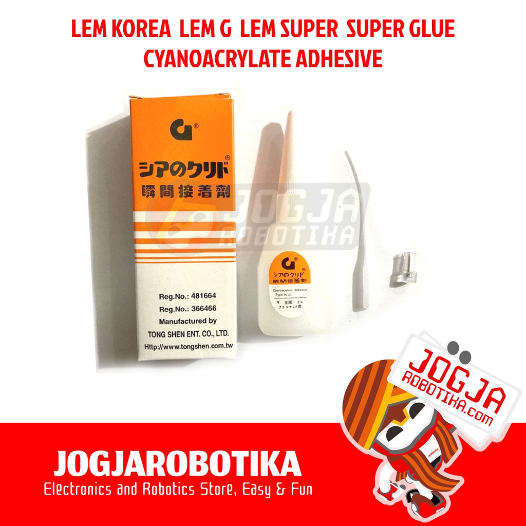 

LEM KOREA LEM G SUPER GLUE CYANOACRYLATE ADHESIVE