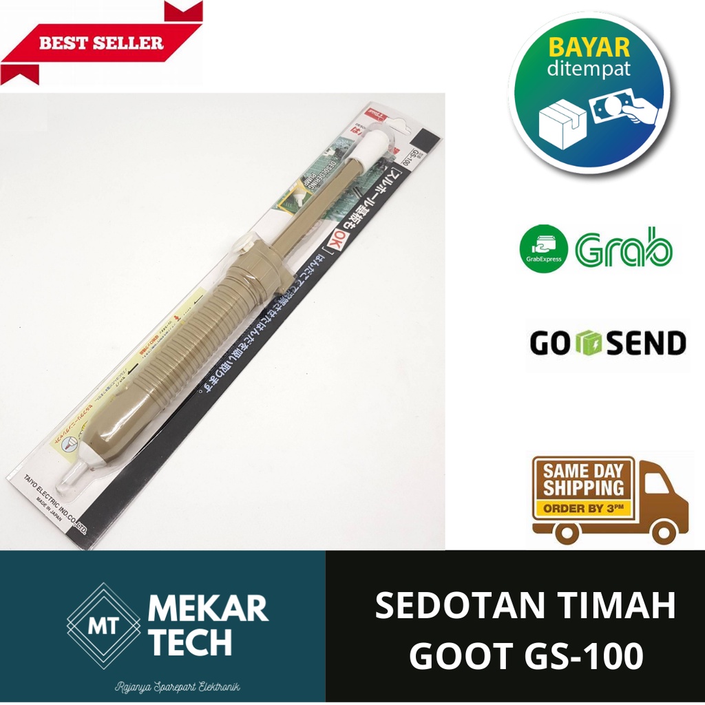 SEDOTAN TIMAH GOOT GS-100 DESOLDERING PUMP GOOT  SOLDER PUMP ATRACTOR TIMAH