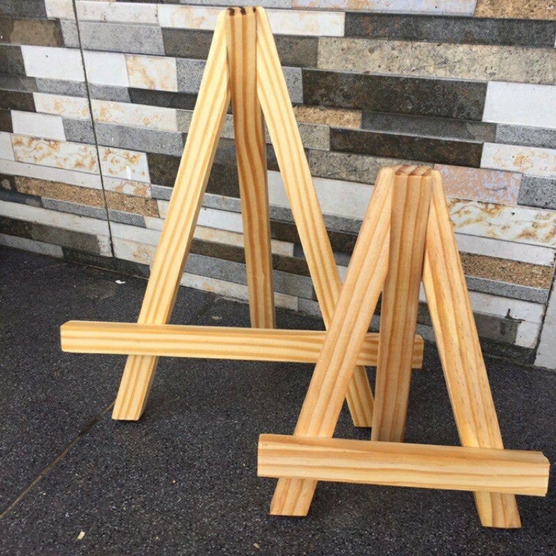 Jual Mini Easel Tripod Kayu Frame 25x20 Shopee Indonesia