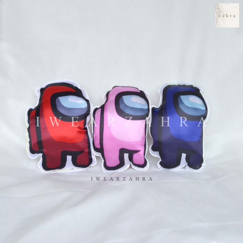 BONEKA IMPOSTOR 2D - Impostor Plushie Guling Bantal Anak Bayi Doll Satin Crewmate Murah Mainan