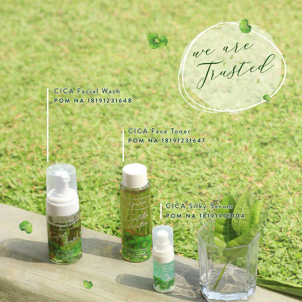 NPURE Cica Face Toner - Toner Pembersih Pencerah Pelembab Perawatan Acne Wajah Centella Asiatica