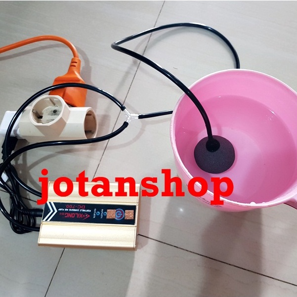 XILONG DC 700 DC700 PORTABLE CHARGING USB pompa udara aerator air pump aquarium Mancing Pancing Ikan