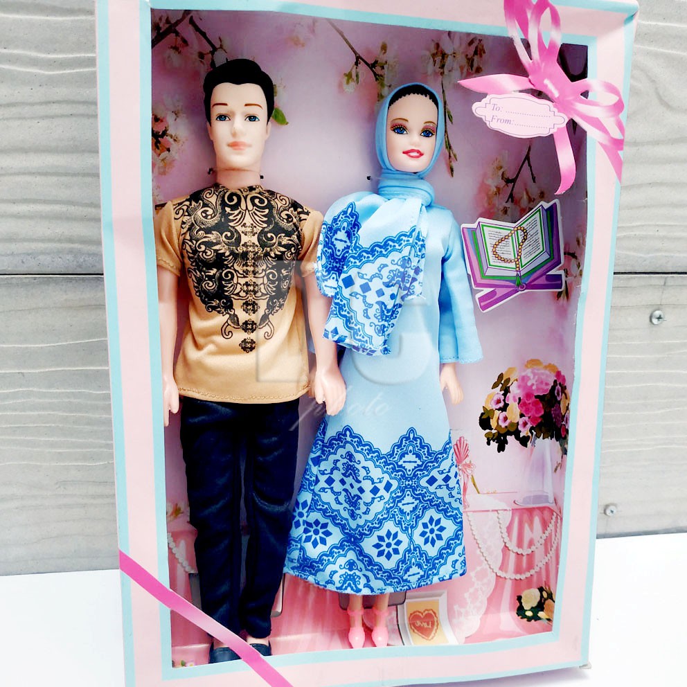 Boneka Berbie Sweet Days Hijab Couple