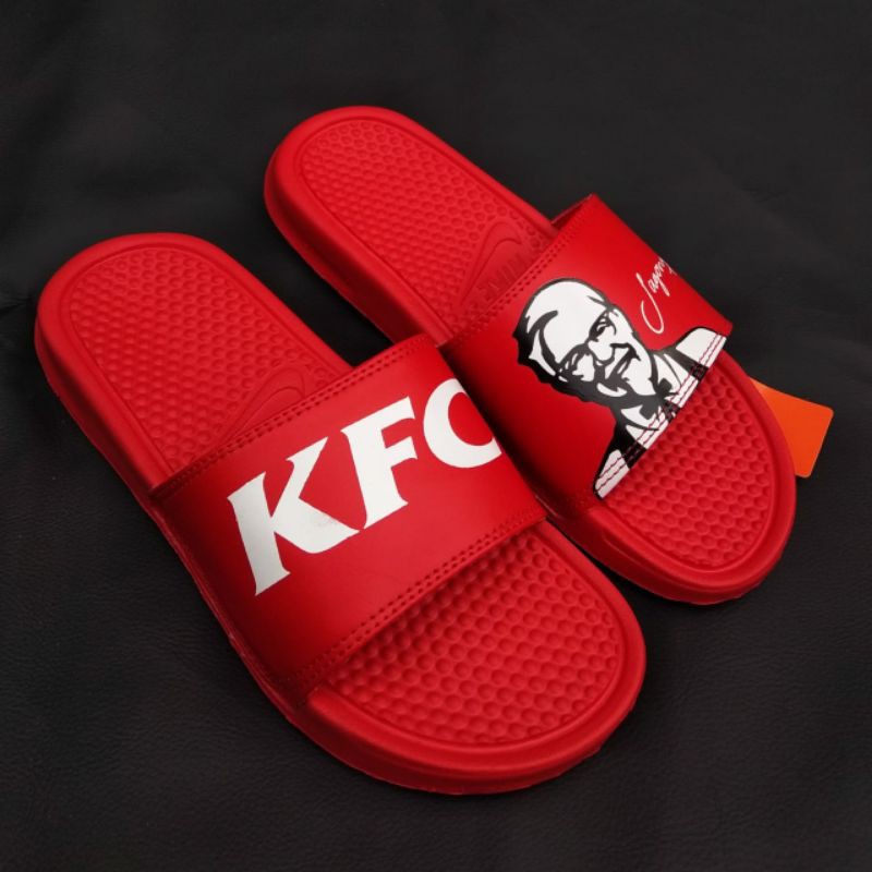 Sandal slide on KFC slip on KFC terkece dan termurah