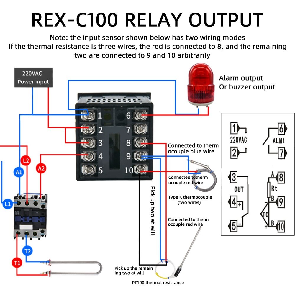 PID Rex C100 Rex-C100 Temperatur Temperature Controller Output Relay