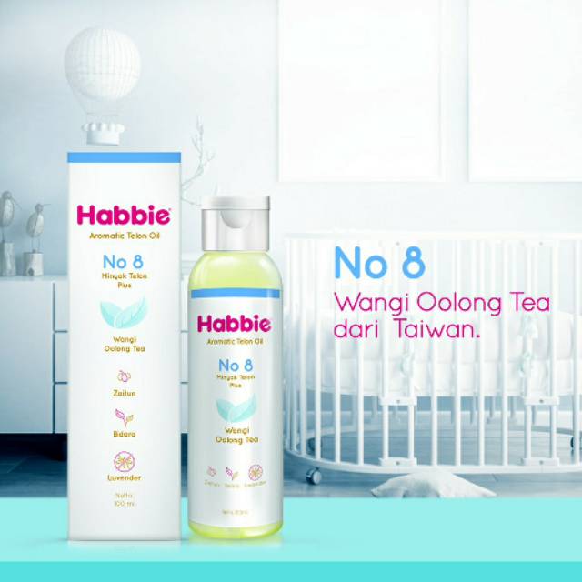 Minyak Telon Habbie No 8 (Oolong Tea)