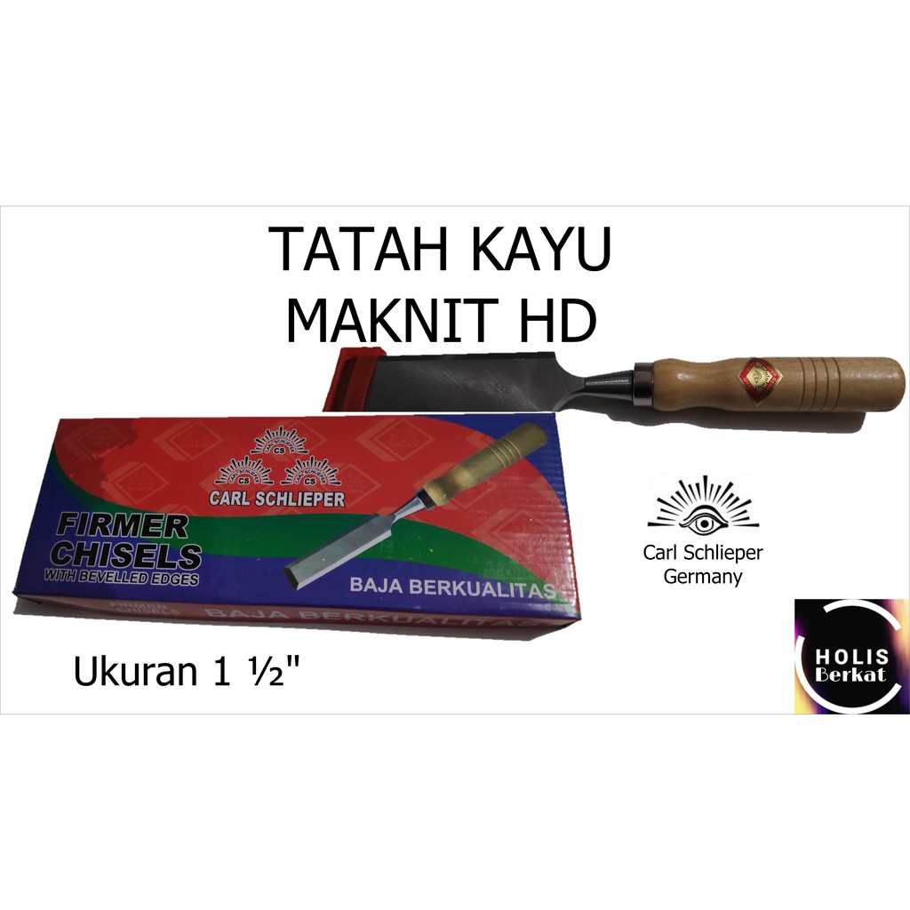 Tatah Kayu Maknit HD 1 1/2&quot; Carl Schlieper