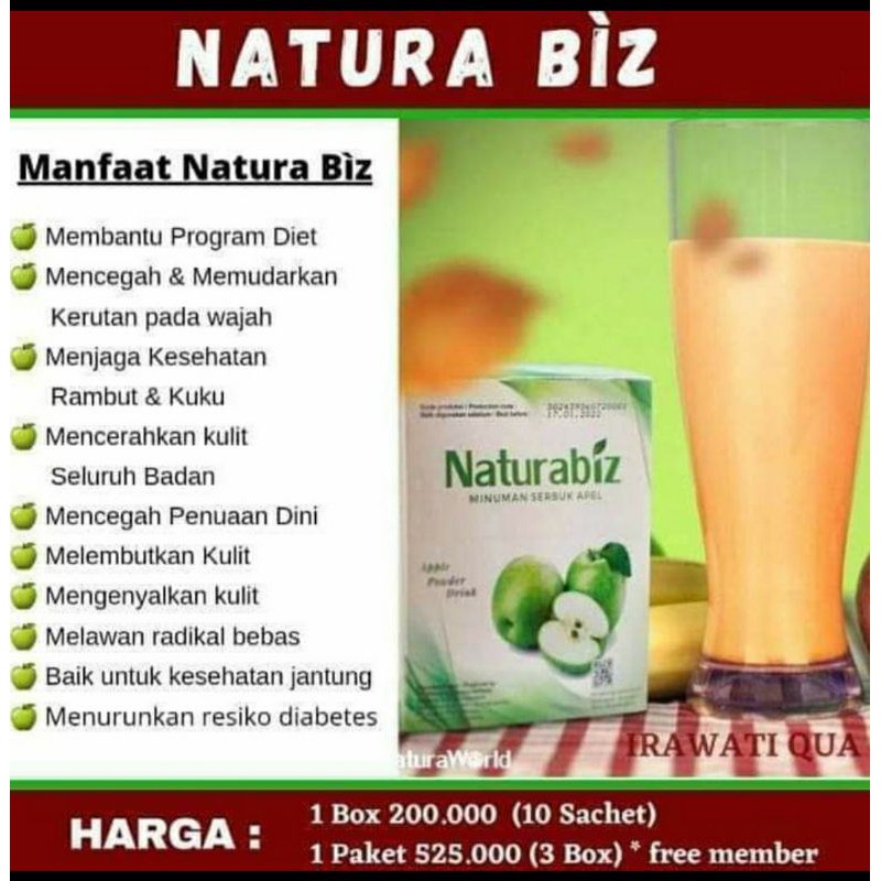 

Minuman Sehat Program Diet Naturabiz