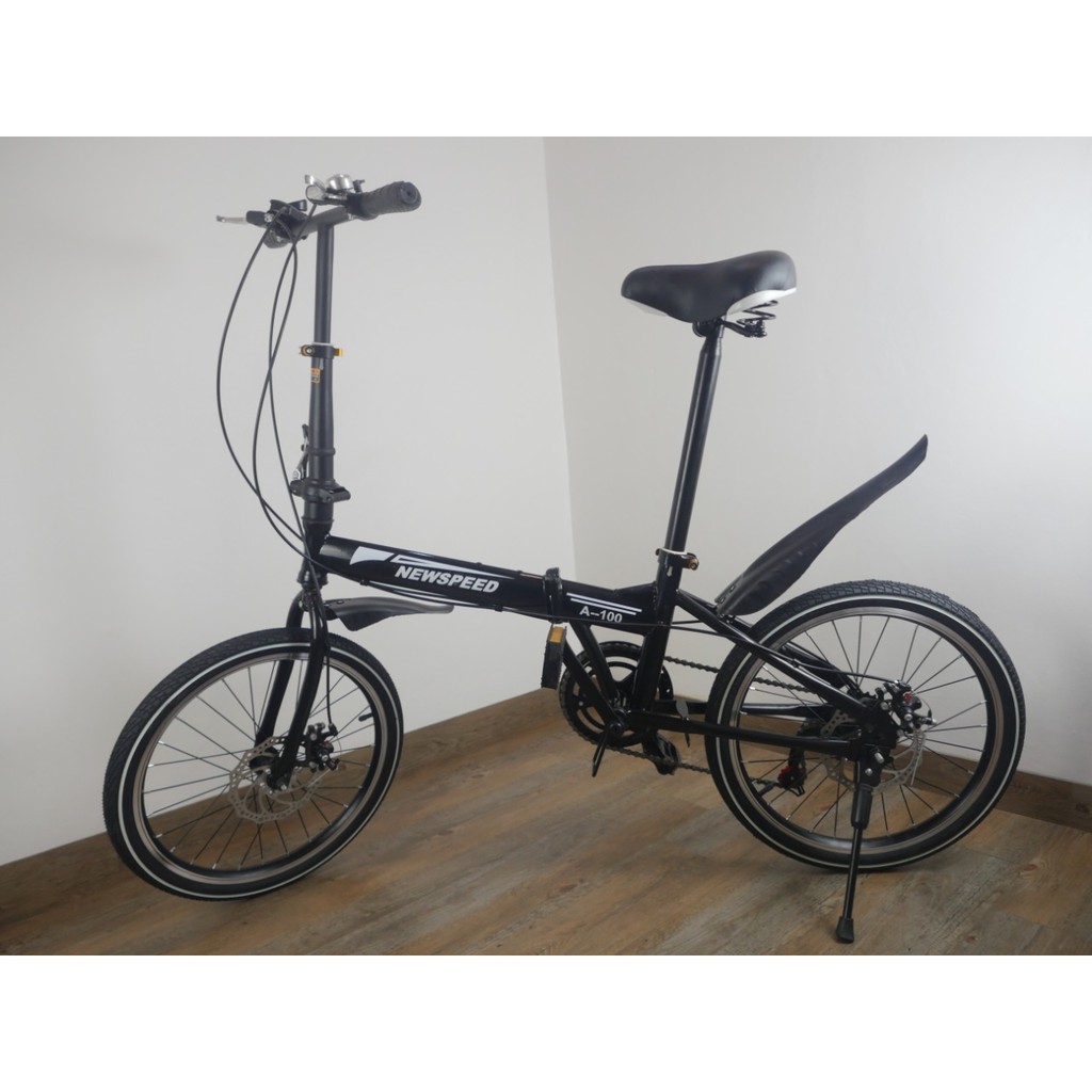 Sepeda Lipat NEW SPEED A100 20 inch 7 Speed Rem Cakram (BEKAS Pemakaian 4 Bulan)