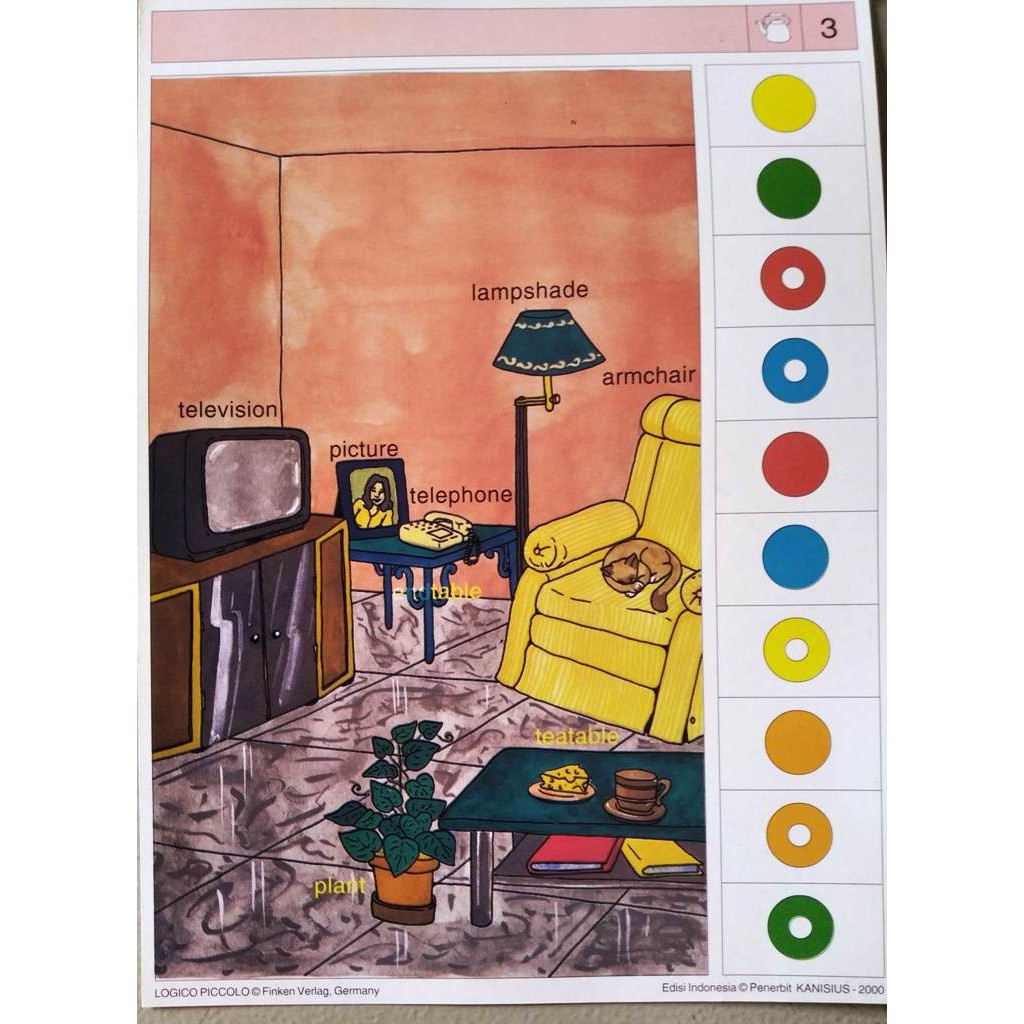 Buku Logico Piccolo EARLY WORD Vocabulary 6