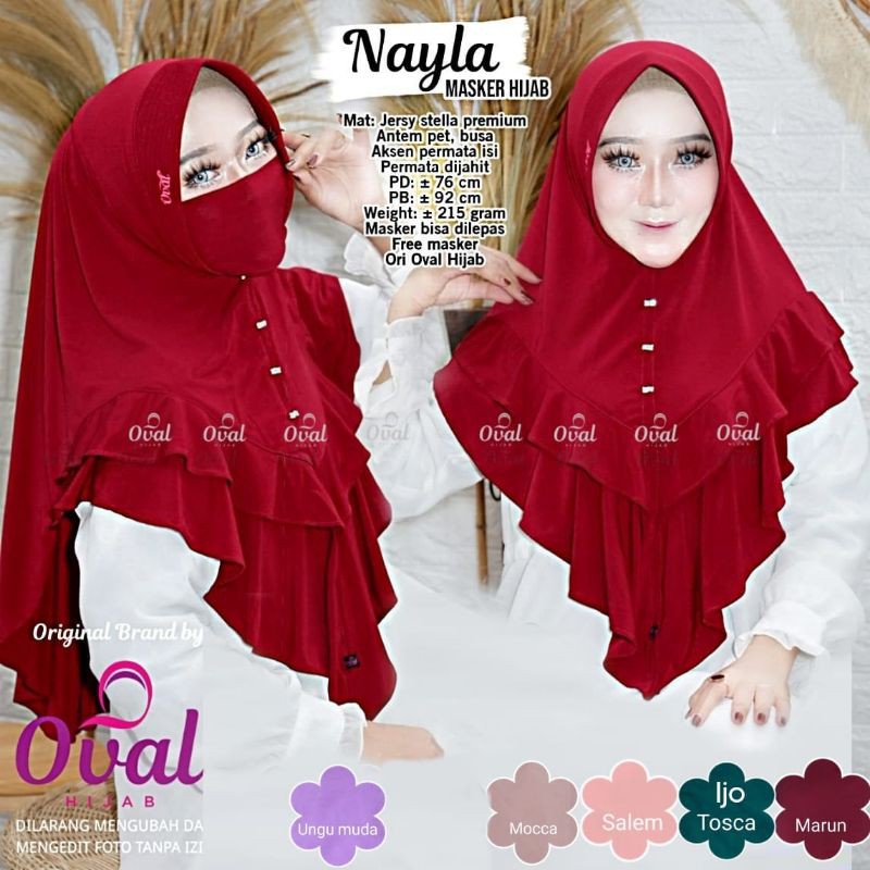 Nayla masker hijab