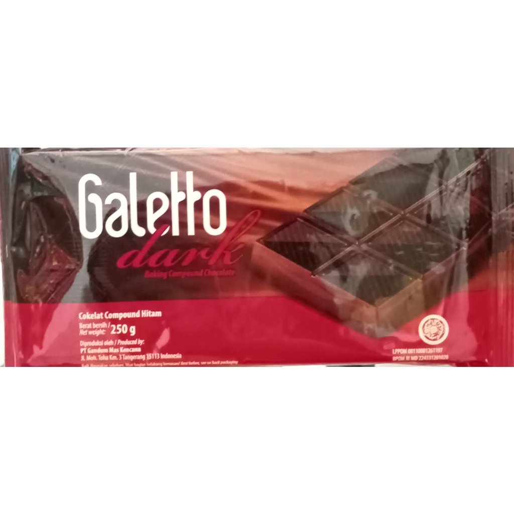 

Galetto Dark Chocolate 250 Gr