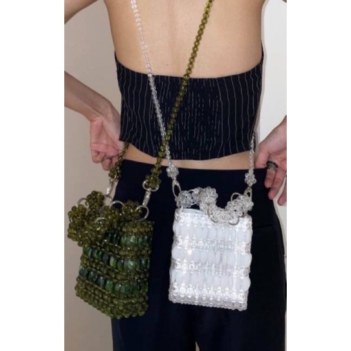 req ka tiara bead bag tas manik tas mute tas manik manik