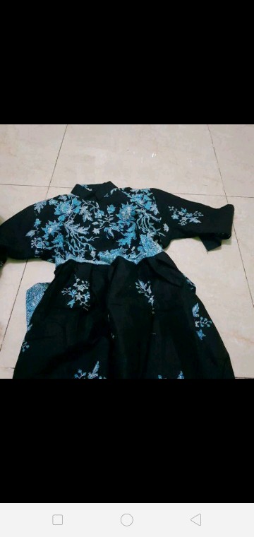 [batikcople.id]batik Couple Keluarga Sania Ruffle Ori Ndoro Jowi Dnt Motif Termurah Di Shopee