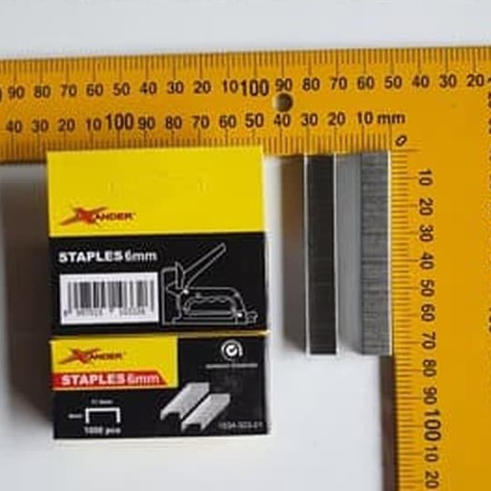 

Isi Staples Gun 6 mm x 11 mm Isi Gun Tacker Staple Hekter
