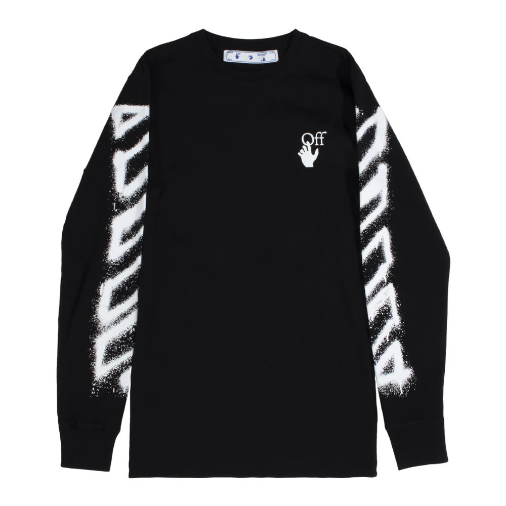 OW SS21 Spray Marker Long Sleeve Tee 100% Authentic