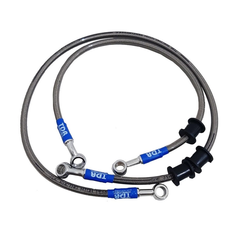 Selang Rem Yamaha Aerox 155 ABS Silver / Brake Hose Aerox (NVX) 155 (ABS) TDR Racing
