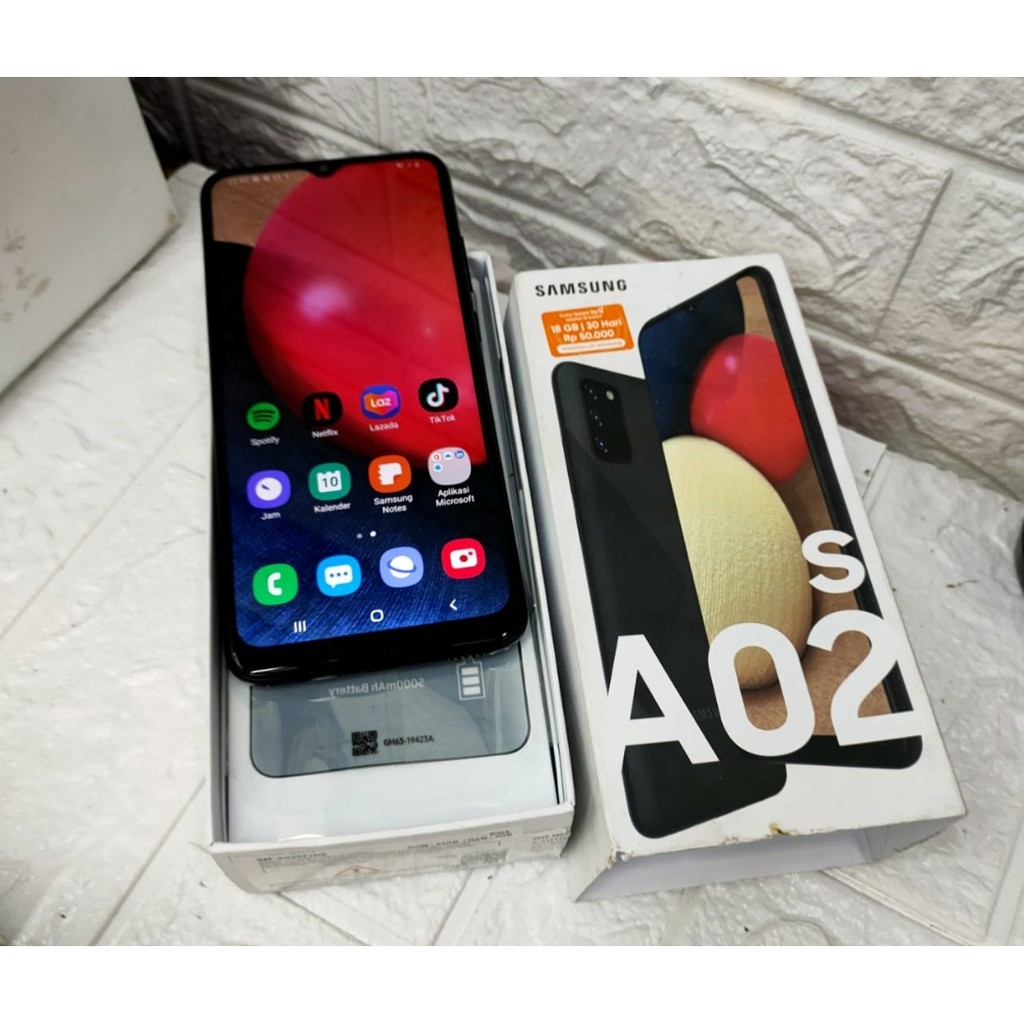 samsung galaxy a02s 4/64 second fullset