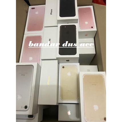 

TERBARU|NEW STOCK|READY STOCK|BIG SALE DUS/BOX/BOOK/KOTAK ORIGINAL IPHONE 7/7+PLUS FULLSET/ACC TERMURAH !!!!!