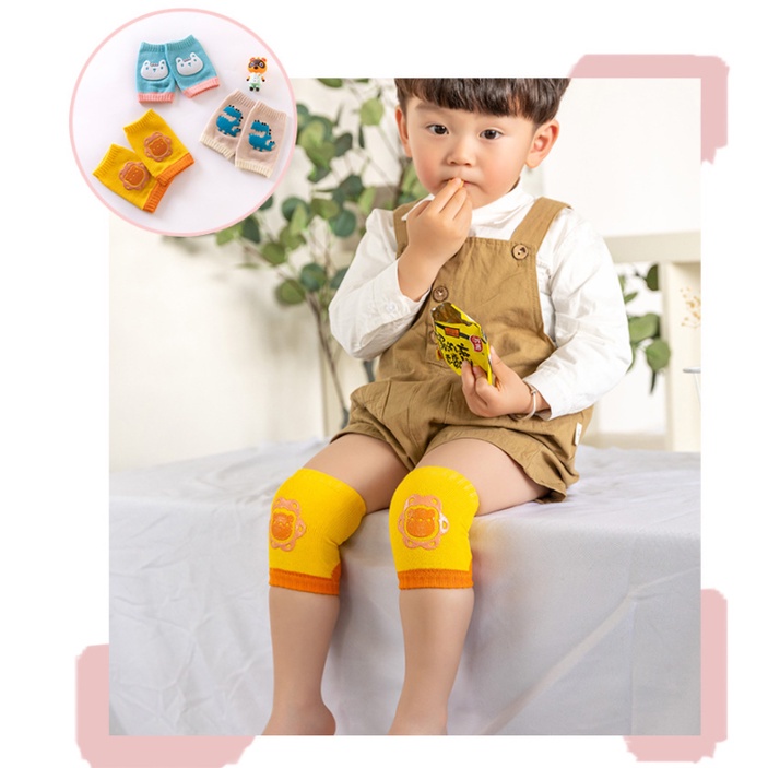 MARKAS KS11 Knee Protector Motif Karakter Animal Kneepads Pelindung Lutut Knee Pads Baby Anti Slip