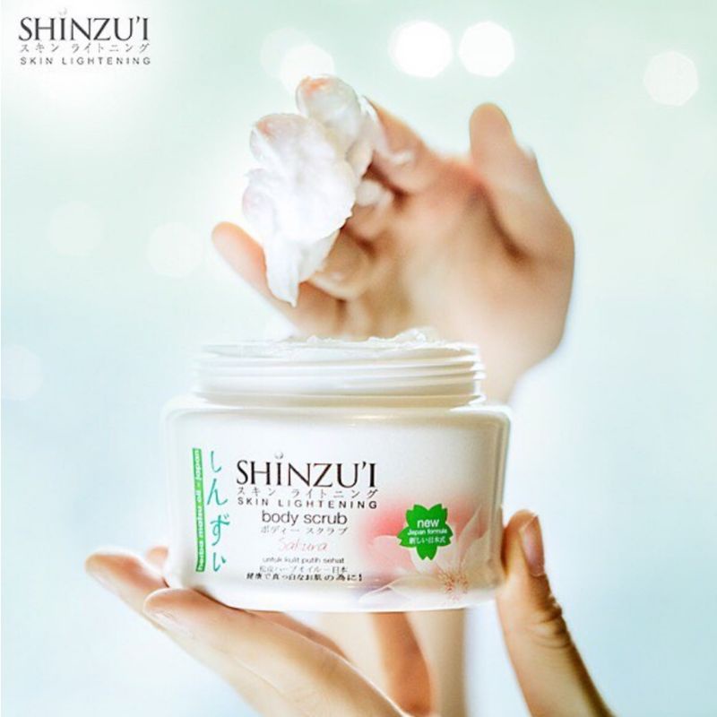 Shinzui Skin Lightening Body Scrub 120gr Dan 200gr