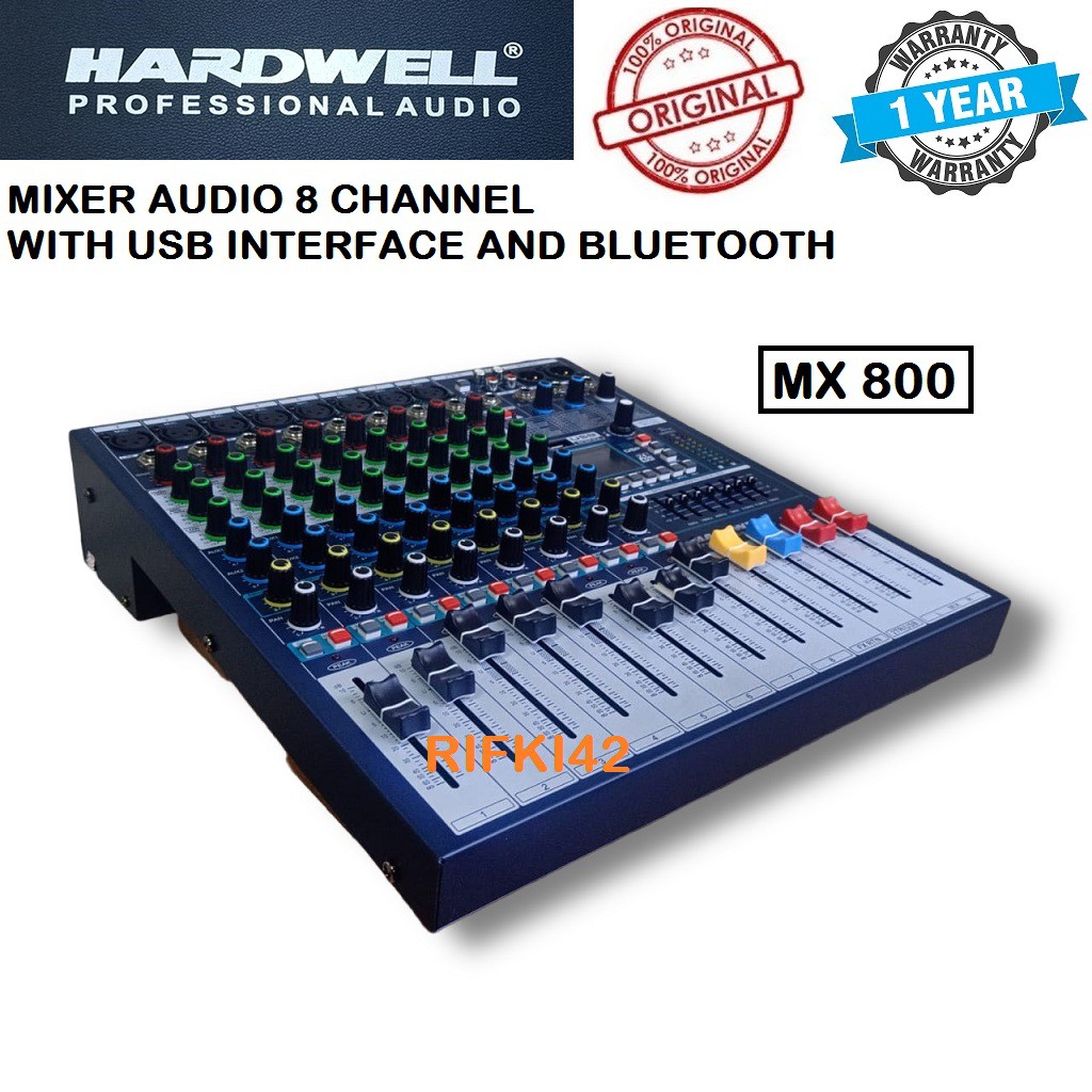 MIXER AUDIO HARDWELL MX800 ORIGINAL MX-800