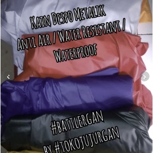 Bahan Kain Waterproof murah parasut parasit despo taslan milky goretex bahan jaket tenda flysheet co