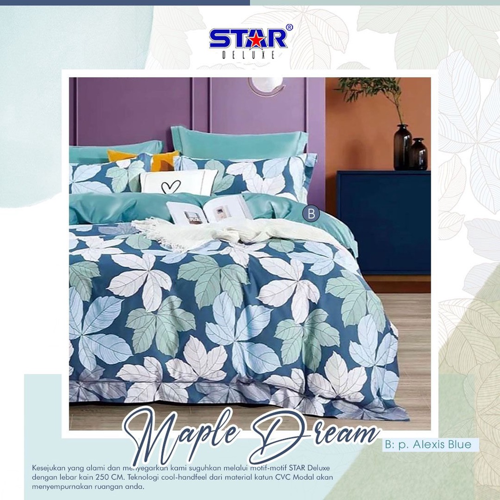 Bedcover sprei KATUN PREMIUM abstrak rumah minimalis by LOVINA kelas menengah