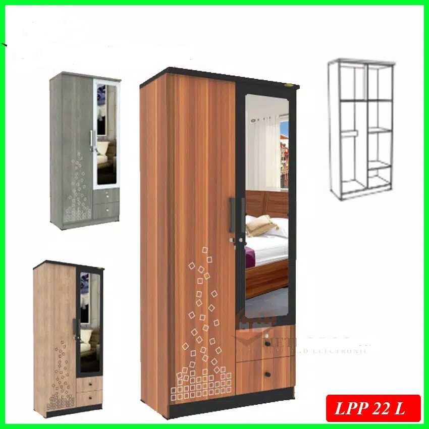 Lemari pakaian 2pintu lemari pakaian 2 pintu minimalis lemari baju 2pintu