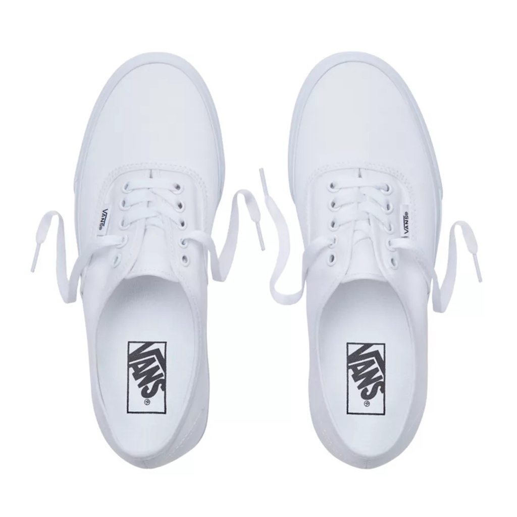 SEPATU VANS OFF THE WALL | AUTHENTIC TRUE WHITE