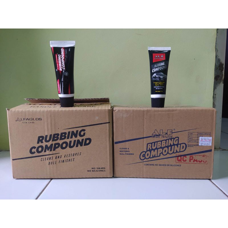 100% Asli Rubbing compound ALF penghilang baret mobil motor sepeda helm