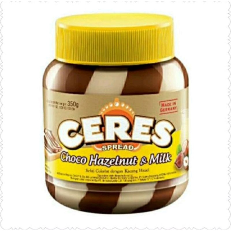 

CERES CHOCO HAZELNUT//DOUBLE HAZELNUT//MILK 350gr